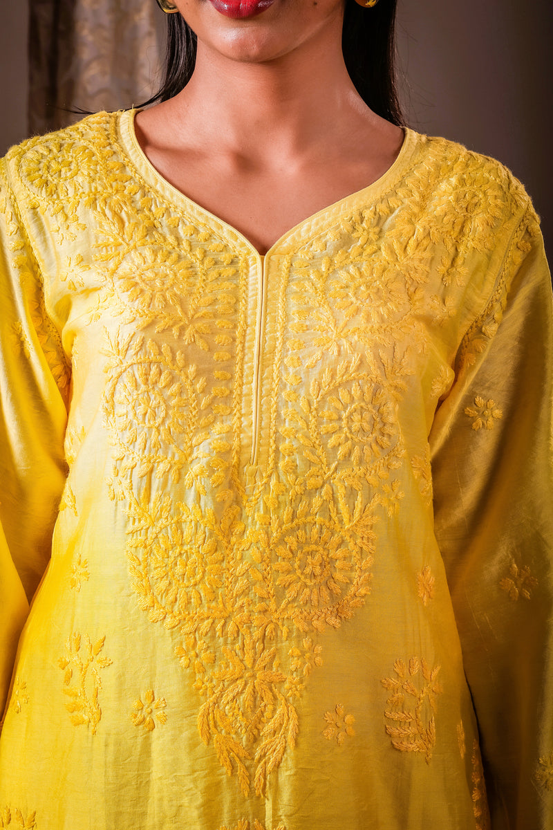 Zaira Noor Chanderi Short Kurti alternate view