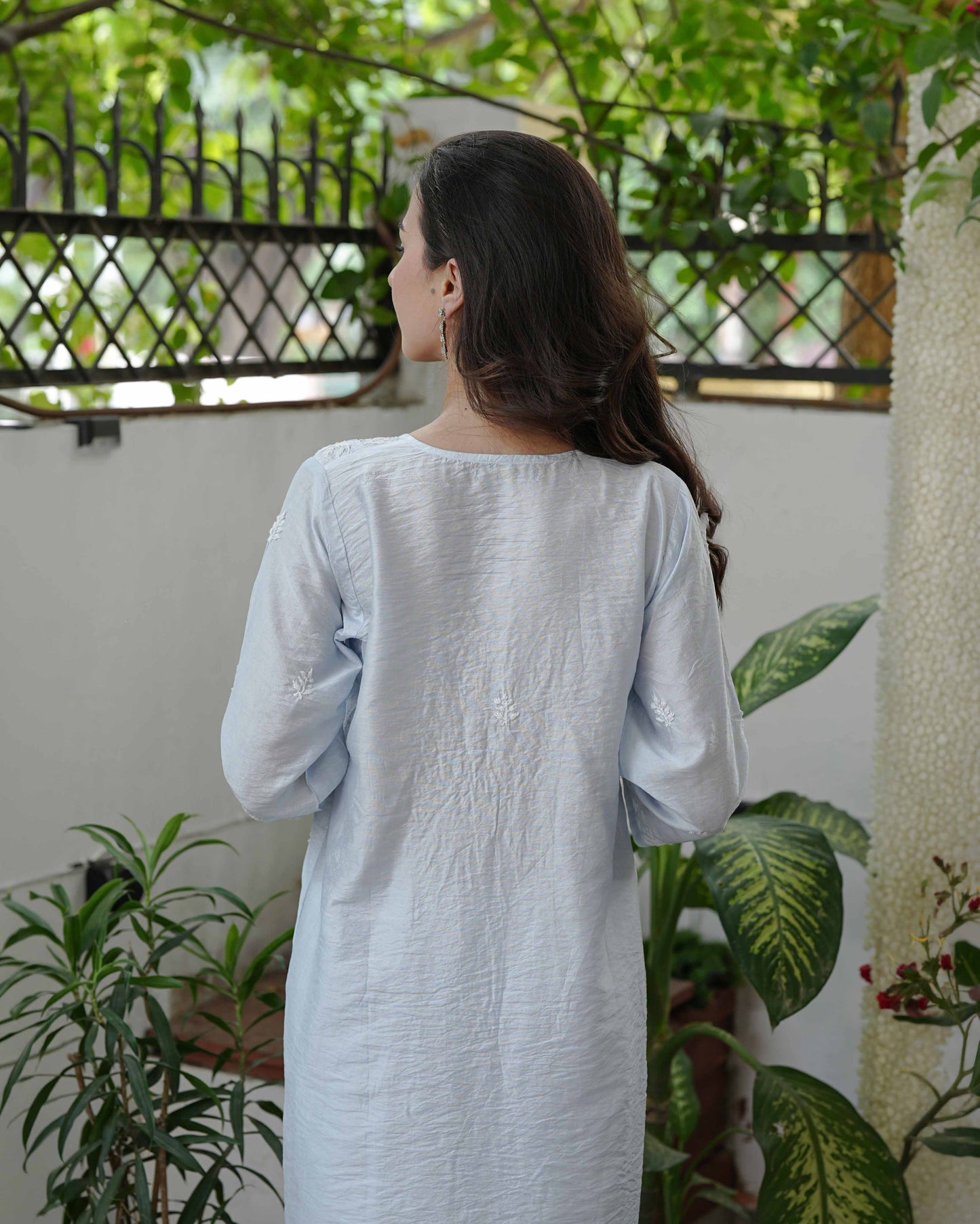 Zaira Noor-e-Chand Chanderi Nyra Cut Kurta