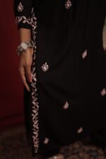Zaira Nazakat-e-Noor blackChikankari Kurta Pajama Set
