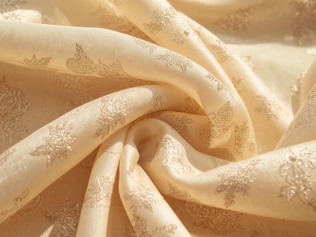 zaira -mul chanderi fabric for chikankari kurti